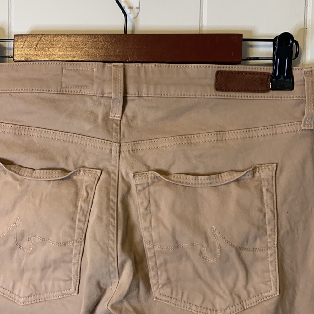 AG The Prima Mid Rise Cigarette Pants Khaki Size 27 - Picture 5 of 6